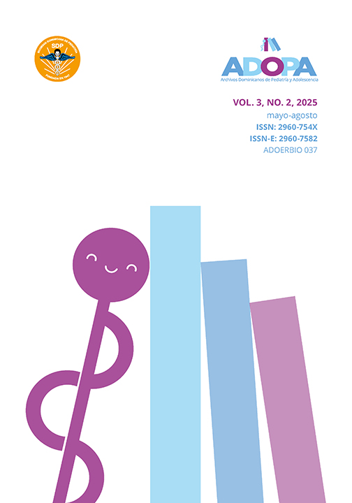 					Ver Vol. 3 Núm. 2 (2025): Archivos Dominicanos de Pediatría y Adolescencia (ADOPA)
				